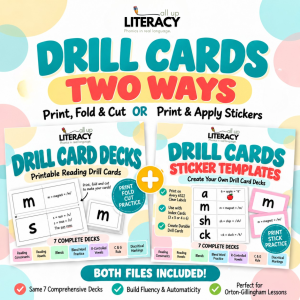 Drill Cards | Printable PDF Bundle | Orton-Gillingham & Structured Literacy