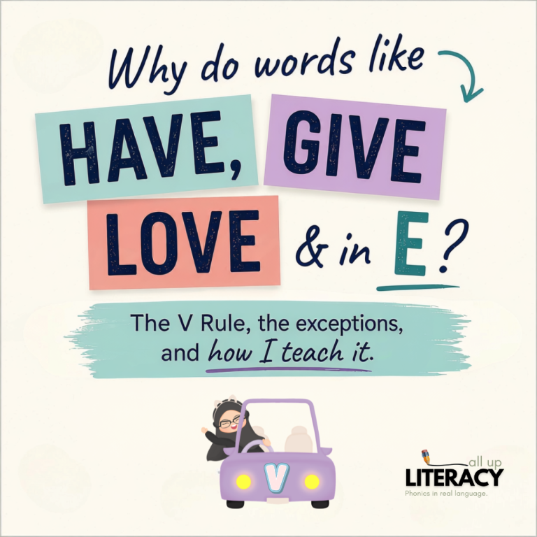 Reasons English Words Do Not End in V: Rule, Exceptions, and Examples